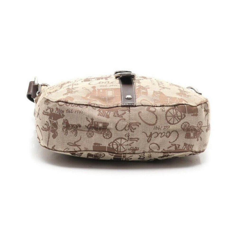 Coach Chelsea Horse & Carriage Brown Shoulder Bag - Picture 4 of 8